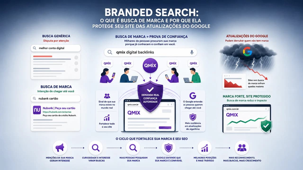 Branded search: o que é busca de marca e por que protege seu site no Google