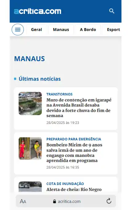 Adquirir backlink no portal A Crítica para visibilidade.