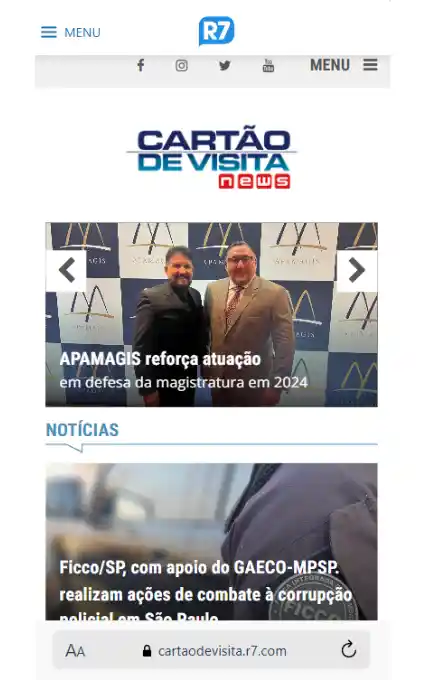 Oportunidade de adquirir backlink no Portal R7 para SEO.
